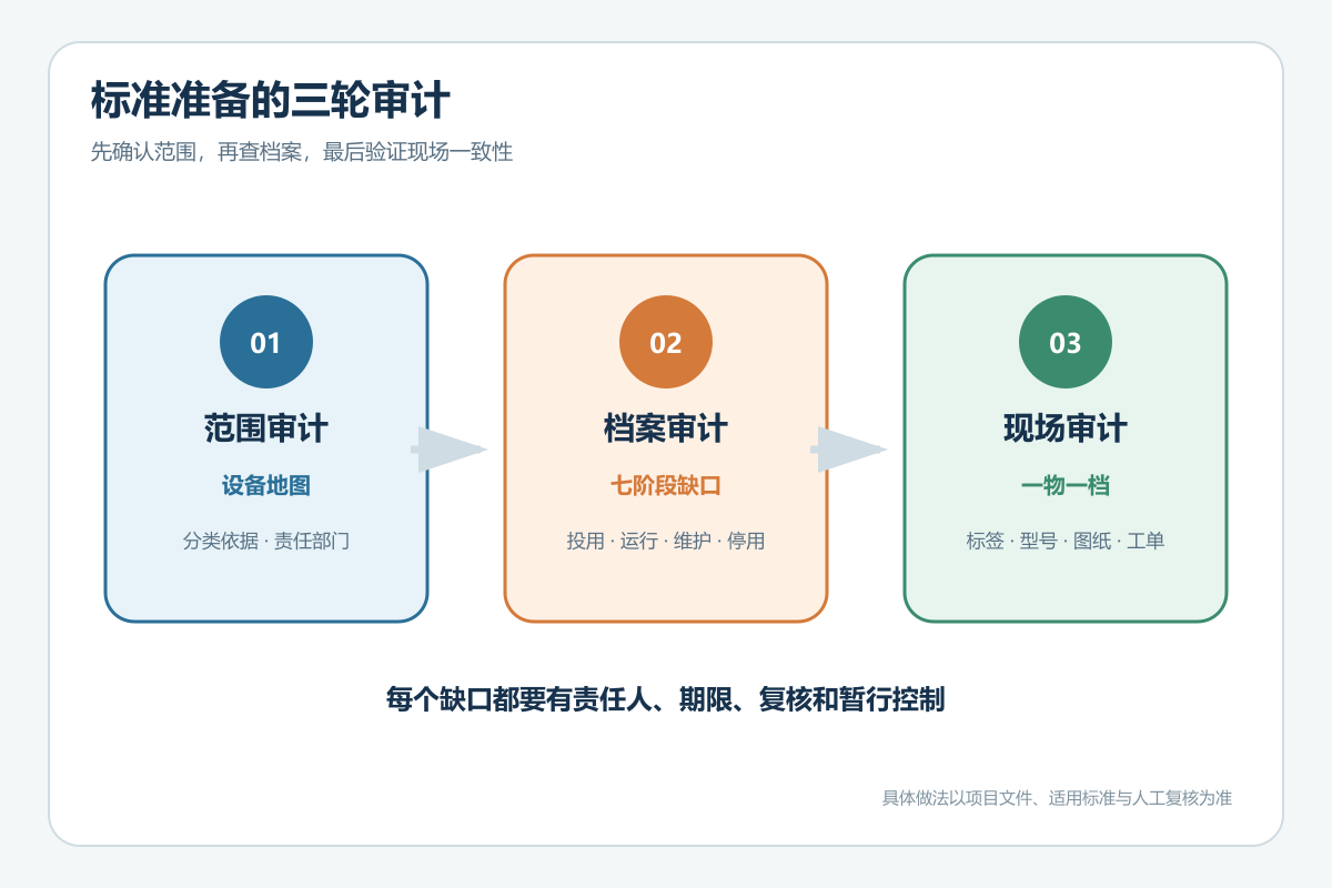 游乐园设备管理的范围档案现场一致性三轮审计
