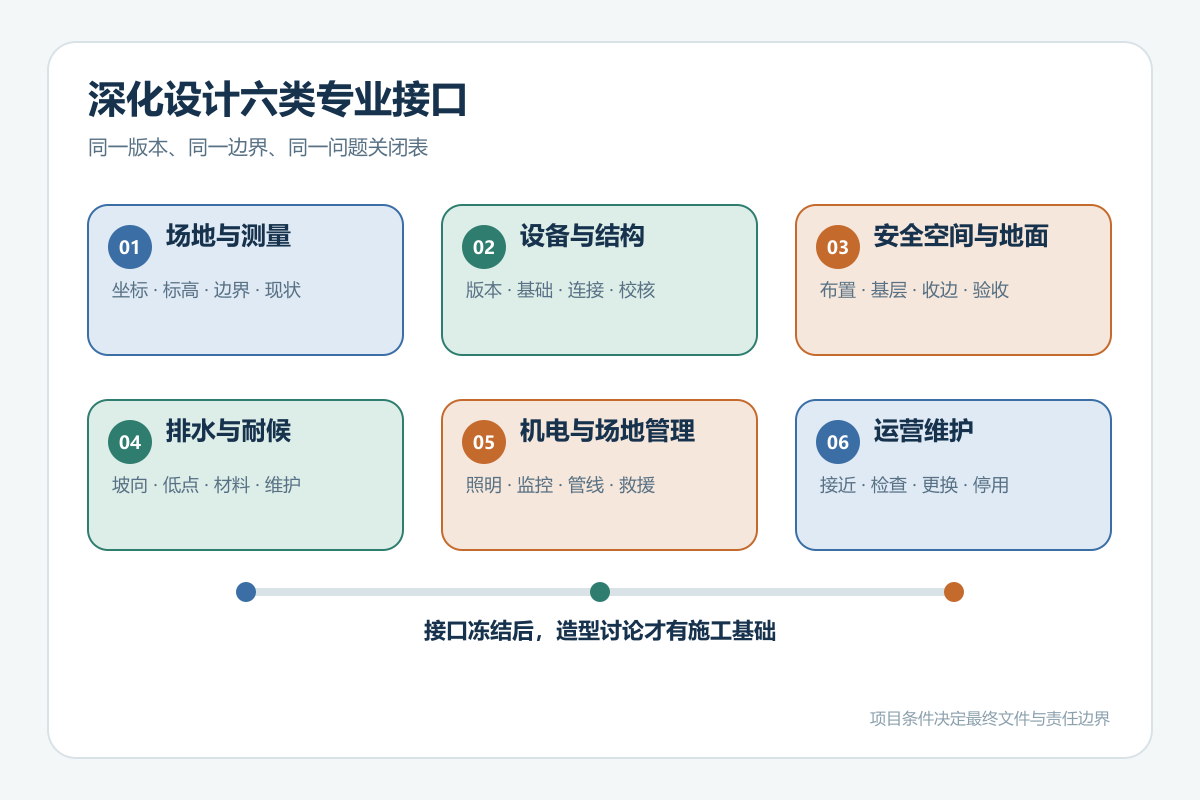 无动力游乐设施深化设计六类专业接口