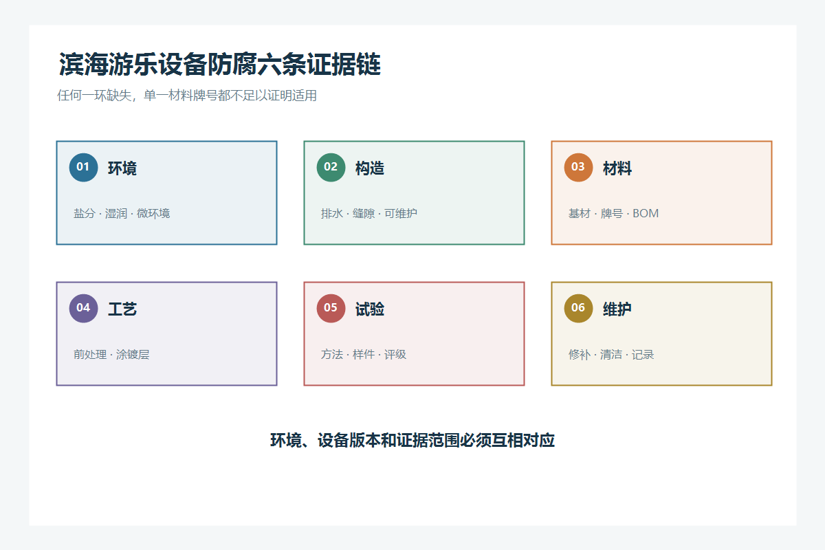滨海游乐设备防腐六条证据链图